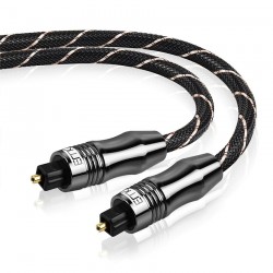 CablesToslink - OD6.0 - SPDIF - cable de audio de fibra óptica digital - trenzado - 1m - 1,5m - 2m - 3m - 5m - 8m - 10m - 15m