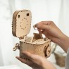 ConstrucciónDIY creativo - caja del tesoro 3D - rompecabezas de madera - kit de montaje - 123 piezas