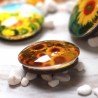 Decoracióncocina frigorífico pegatina - cristal redondo patrón de girasol heladera