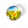 Decoracióncocina frigorífico pegatina - cristal redondo patrón de girasol heladera