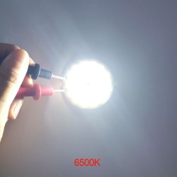 Fichas LEDredondo cob led light - doble anillo blanco luz led lámpara - cob chip bulb para diy trabajo casa decoración luces