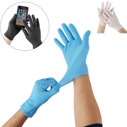 Mascarillas bucalesGuantes de nitrilo desechables - guantes de látex protectores antibacterianos