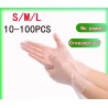 Mascarillas bucalesDesechable - antiestático - libre de polvo - a prueba de aceite - transparentes guantes de PVC