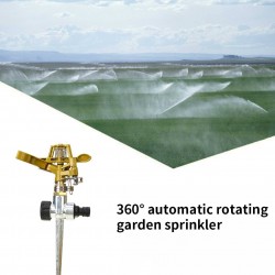 AspersoresEspolvorador de agua giratoria de 360 grados - resistente pulverizador ajustable - incl. soporte de metal
