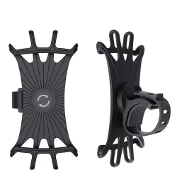 TitularesCoche - bicicleta - soporte de silicona para motocicleta - 360 grados giratorio