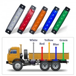 Car External Lights - LED - 6SMD - 12V/24VLED light bar
