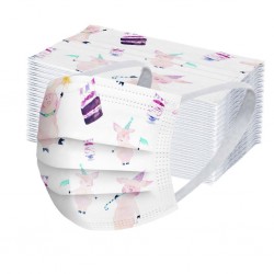 Mascarillas bucales50 piezas - máscara antibacteriana antibacteriana facial - máscara de boca - 3 capas - unisex