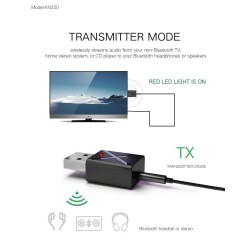 Memoria USBBluetooth 5.0 - 2 en 1 - adaptador bluetooth - transmisor - receptor
