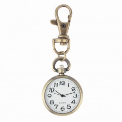 llaveroVintage reloj de bronce retro - llavero