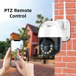 Seguridad de casa3MP - WIFI - Cámara IP - exterior - inalámbrico - H.265 - Seguridad CCTV Cámara