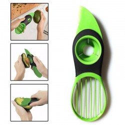 Cuchillos de cocina3 en 1 - avocado pelador - cortador - cuchillo de plástico