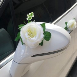 Rose - Artificial Flower- Wedding Car Decoration - Bridal CarWedding