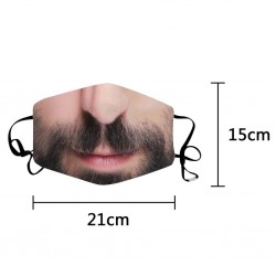 Dust-proof - anti-pollution - face mask - adjustable - cotton - funny printMouth masks