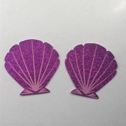 Baño y ropa10pairs/lot - Cubiertas desechables para pezón - Cubierta púrpura
