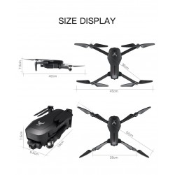 ZLRC SG906 PRO 2 - GPS - 5G - WIFI - 4K HD Camera - 3-Axis Gimbal - Brushless - Foldable - Without MegaphoneDrones