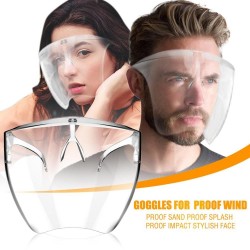 Mascarillas bucalesBoca protectora transparente / máscara facial - escudo plástico - gafas - reutilizable