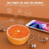 Altavoz BluetoothMini altavoz Bluetooth - inalámbrico - con lanyard - forma de fruta