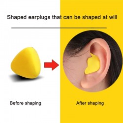 Moldable Shaped - Noise Reduction - Earplugs - 60PcsSleeping