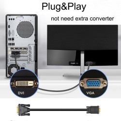 CablesDVI a VGA - Adaptador de cables