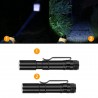 LinternasMini linterna - con clip - 3 modos de luz - enfoque ajustable