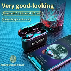 AuricularesG40 TWS - auriculares Bluetooth - sonido 9D - auriculares impermeables con micrófono