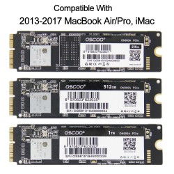 Reparar y Upgrade256GB - 512GB - 1TB - memoria SSD para Macbook Air A1465 A1466 Macbook Pro Retina A1502 A1398 iMac A1419 A1418