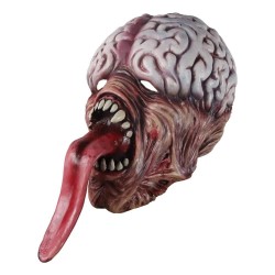 Biochemical zombie mask - with long tongue - latex - Halloween / masqueradesMasks