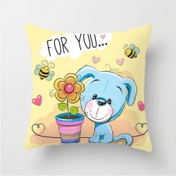 Bear - frog - monkey - cushion cover - cotton - 45 * 45cmCushion covers