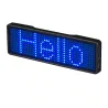 Iluminación de escenarios y eventosInsignia LED digital - insignia - programable - tablero de mensajes de desplazamiento - Bl...