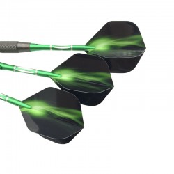 Professional green darts - steel tips - aluminum - 3 piecesPuzzles & Games