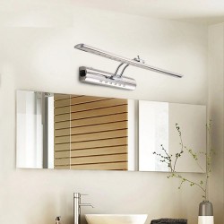 Apliquesluz espejo baño moderno con interruptor - lámpara LED - acero inoxidable - impermeable - 220V - 7W - 9W