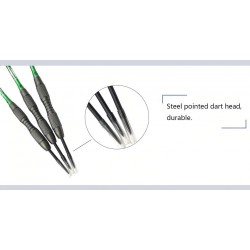Professional green darts - steel tips - aluminum - 3 piecesPuzzles & Games
