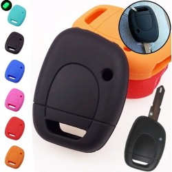 LlavesFunda de silicona para llave de coche - Renault - Clio - Kangoo - Master - Twingo - 1 botón