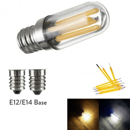 E14 - E12 - 1W - 2W - 4W - LED - fridge / freezer mini bulb - dimmableE14