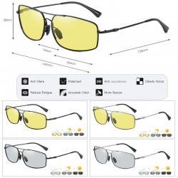Photochromic metal sunglasses - polarized - day / night driving - UV 400Sunglasses