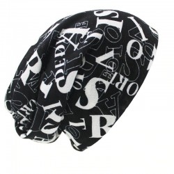 Sombreros & gorrasCreative letters beanie - with changeable scarf - unisex