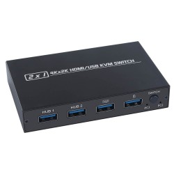 DivisorDivisor conmutador KVM 4K - HDMI - USB - monitor compartido - con 2 puertos