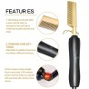 All in 1 - hair straightener / curler / comb - with temperature control - tourmaline ceramicHair straighteners