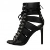 PumpsCross-tied peep toe high heels - with string strap