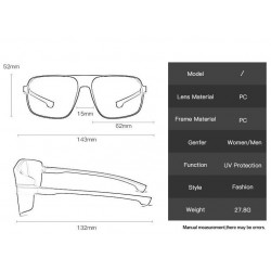 Retro / steampunk sunglasses - with side shields - UV400 - unisexSunglasses