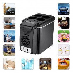 Mini car / camping refrigerator - freezer - cooler - with heating function - 12V - 6LInterior accessories