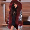 ChaquetasVintage fur coat - with hood