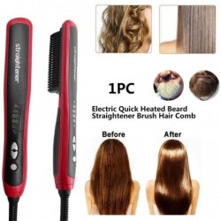 Multifunctional straightener / curler / comb - for hair / beard - ceramicStraighteners