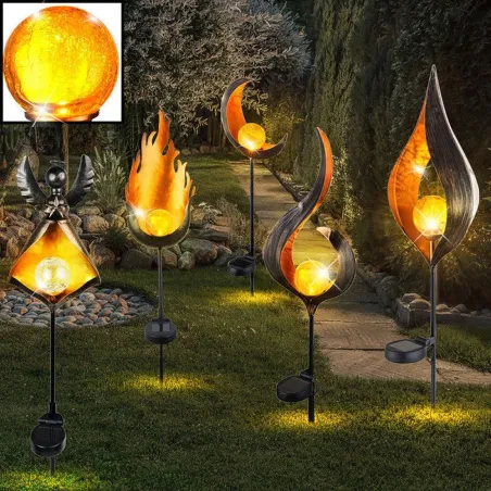 Iluminación solarSolar flame garden light