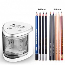 SacapuntasElectric auto  double hole touch switch pen sharpener school home stationery
