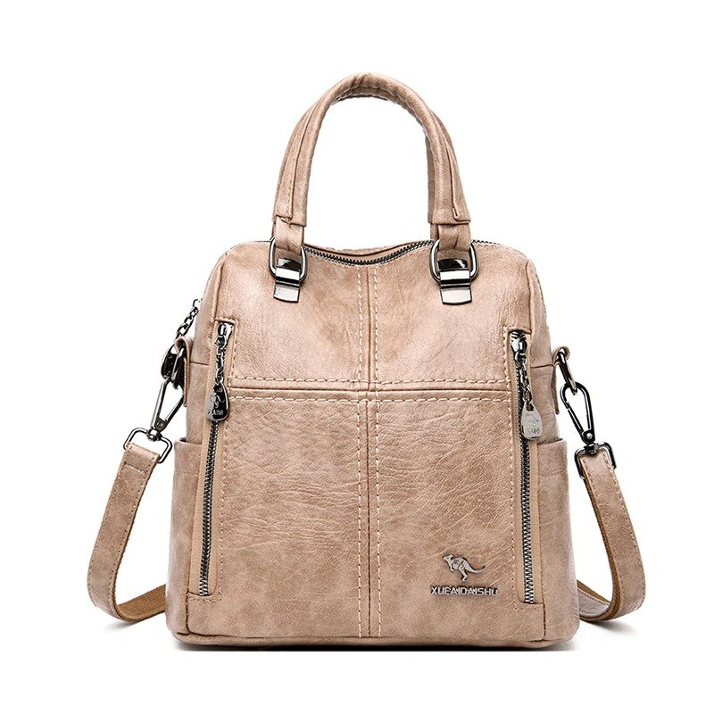 Multifunctional shoulder bag - leather backpackBackpacks