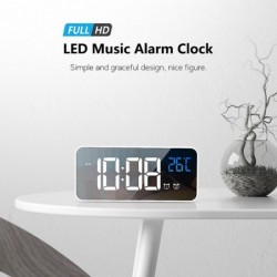RelojesDespertador musical LED - USB - activado por sonido - con función de repetición