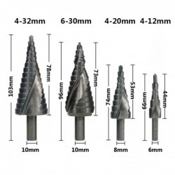 Brocas & taladrosHSS spiral drill bit - 4-32mm / 4-20mm / 4-12mm / 6-30mm