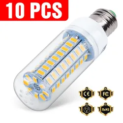E14Bombilla LED - E14 - E27 - B22 - G9 - GU10 - 220V - 10 piezas