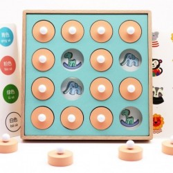 De maderaMemory matching - kid's chess - educational - wooden games